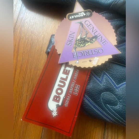 Women’s Boulet Western Ostrich Boots - Picture 4 of 4